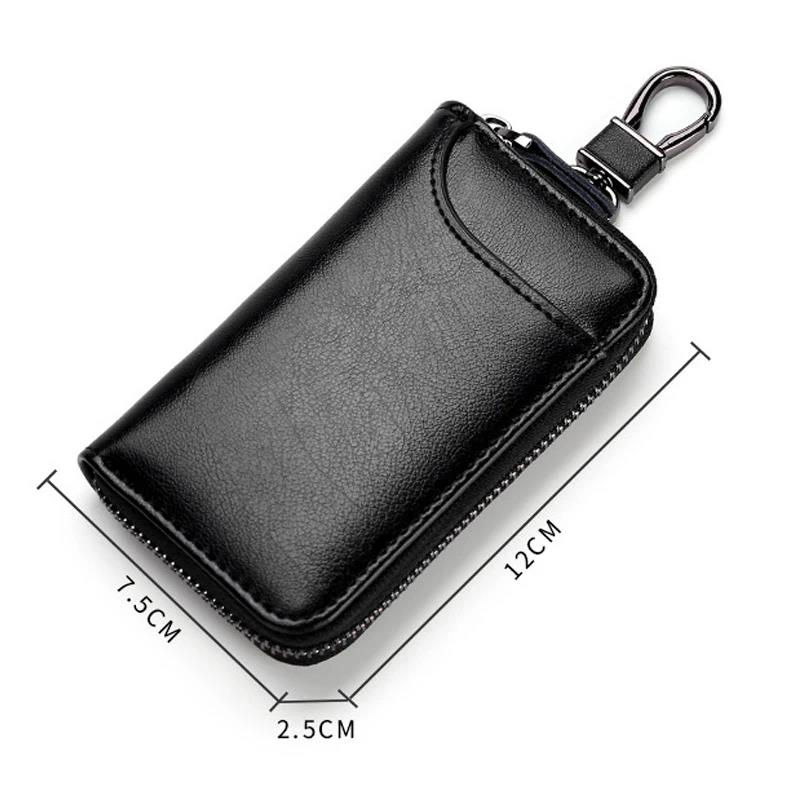 Leather Car Key Bag Keychain Case Storage Cover for BMW E39 E90 E91 E53 E60 E46 E63 F35 F34 F20 F82 G28 G30 G20 G60 Accessories