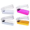 Visible Drill Bit Storage Box 40Slot Transparent Case Ergonmic Design For Home&Salon Manicurists Thickened AntiTip Base