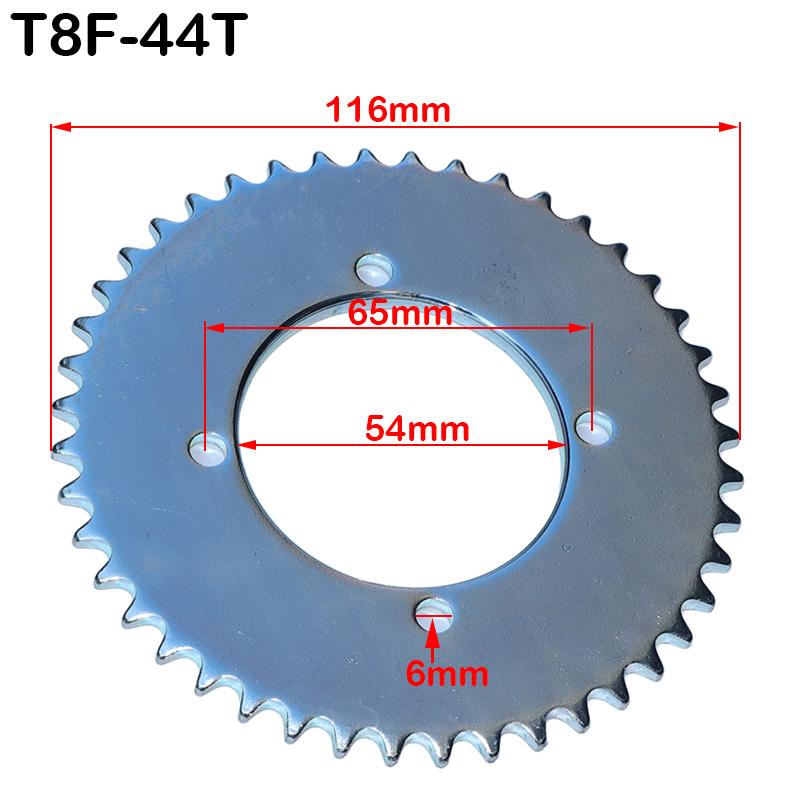38 44 54 58 64 74 Tooth T8F 29MM 35MM 54MM Rear Sprocket for Mini Moto ATV Quad Dirt Pit Pocket Bike Cross 47cc 49cc Accessories