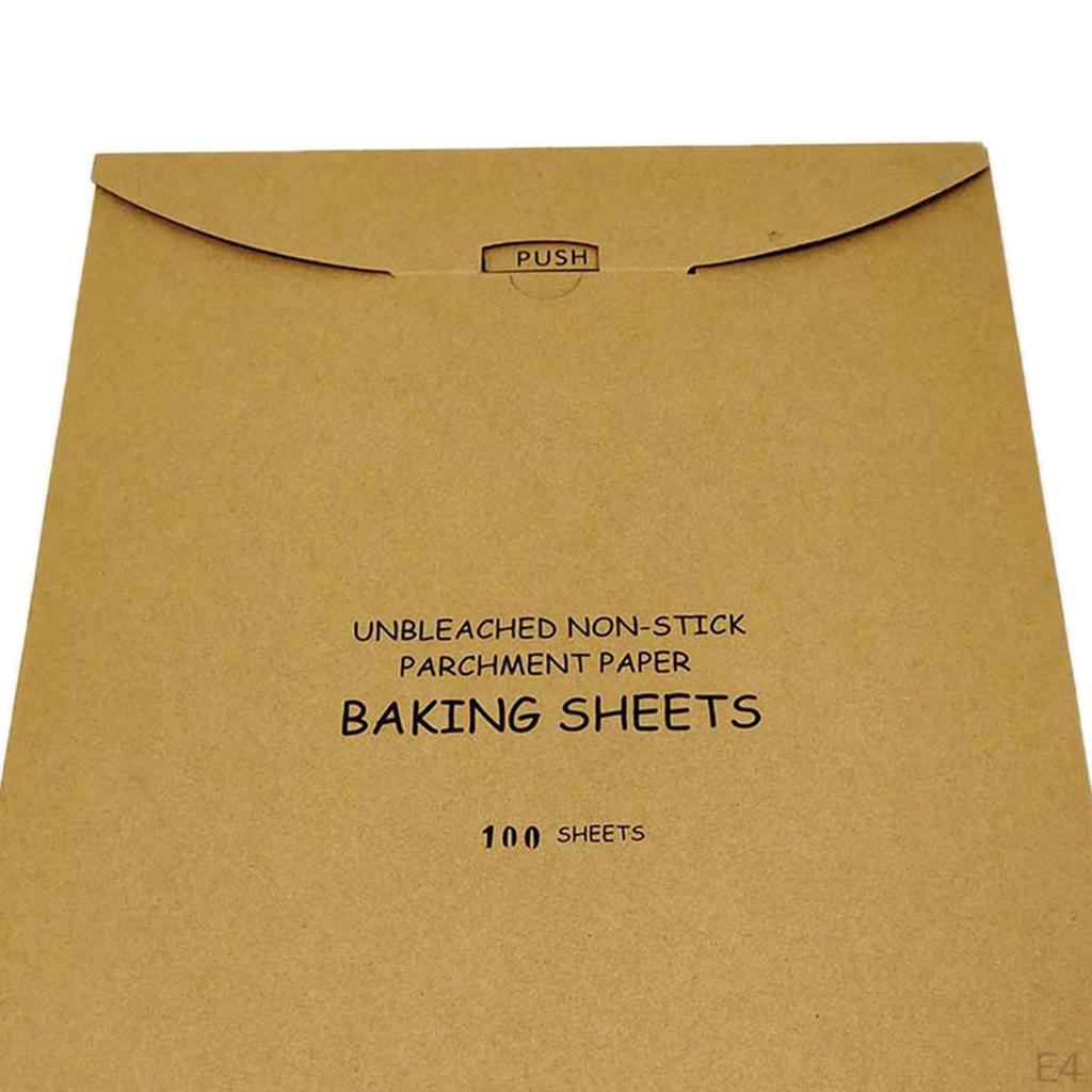 00 Set of Parchment Paper Baking Sheets Precut Coated & Unbleached Will Not Comes in Convenient