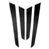 4Pcs Carbon Fiber Door Panel Cover Trim For Mercedes-Benz C Class W204 2007-2013