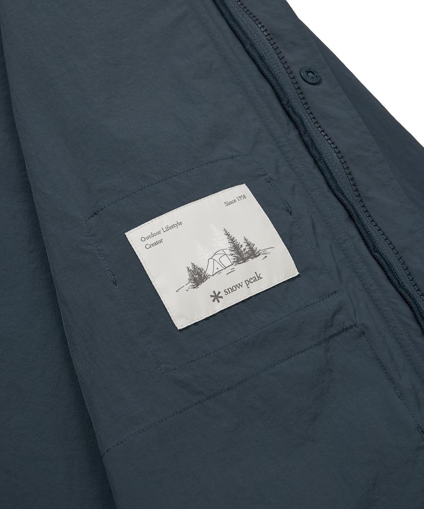 Snowpeak Apparel Taslan Woven Utility Windbreaker Vintage Green (S24Mmlwb56)