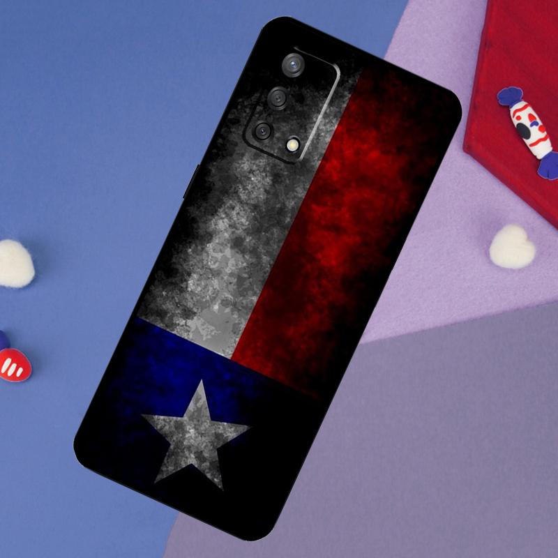 Texas Flag Case For Oppo A60 A80 A40 A6 A5 Pro A15 A16 A17 A57 A94 A74 A54 A76 A96 A18 A38 A58 A78 A98