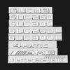 TGM3 Car Trunk Letters Logo Emblem Badge Decals Sticker For Mercedes Benz CLA Class CLA35 CLA45 CLA260 CLA200 CLA180 CLA250 CLA220