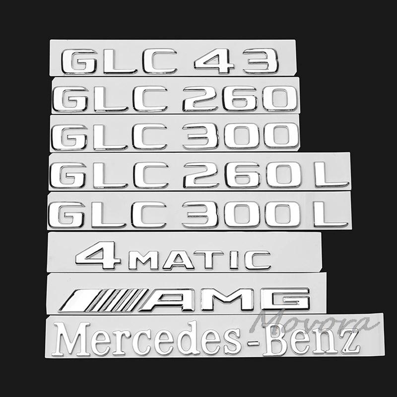 TGM3 Car Trunk Letters Logo Emblem Badge Decals Sticker For Mercedes Benz CLA Class CLA35 CLA45 CLA260 CLA200 CLA180 CLA250 CLA220