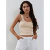 Women's New Versatile Sling Vest with Lace Inside, Slim and Thin Top Summer