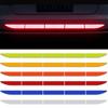 5pcs/set Car Rear Trunk Reflective Warnig Stickers Night Driving Warning Mark Decals Safety Driving Reflector Warning Sticker