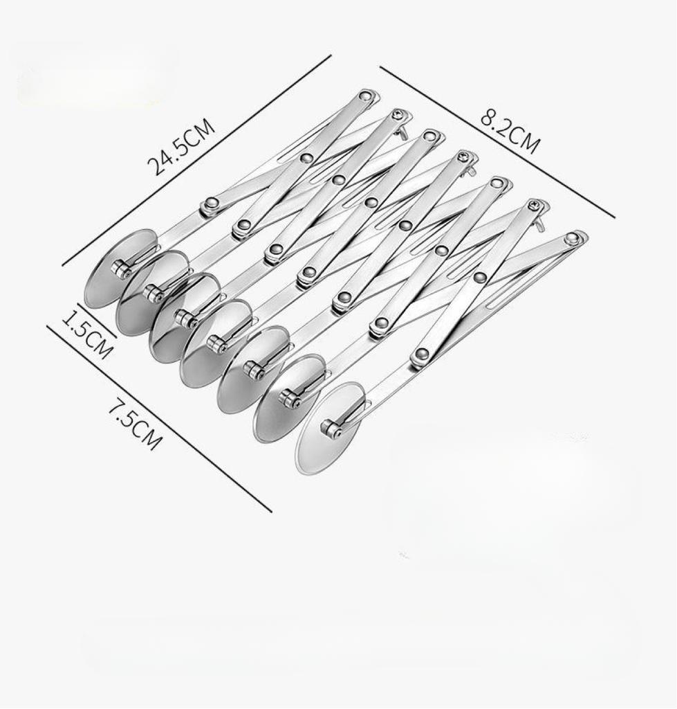 Cutter Dough Divider 3/5/7 Wheel Dough Knife Flexible Roller Blade Pizza Pastry Peeler Stainless Steel Baking Pan Tool
