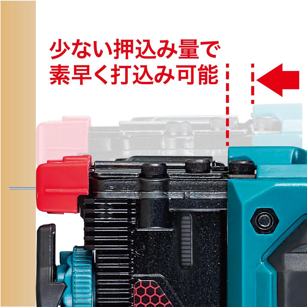 Makita 4mm Rechargeable 40V Max with 2 and ST001GRDX Tacker, 2.5Ah, Batteries, Charger, Case,