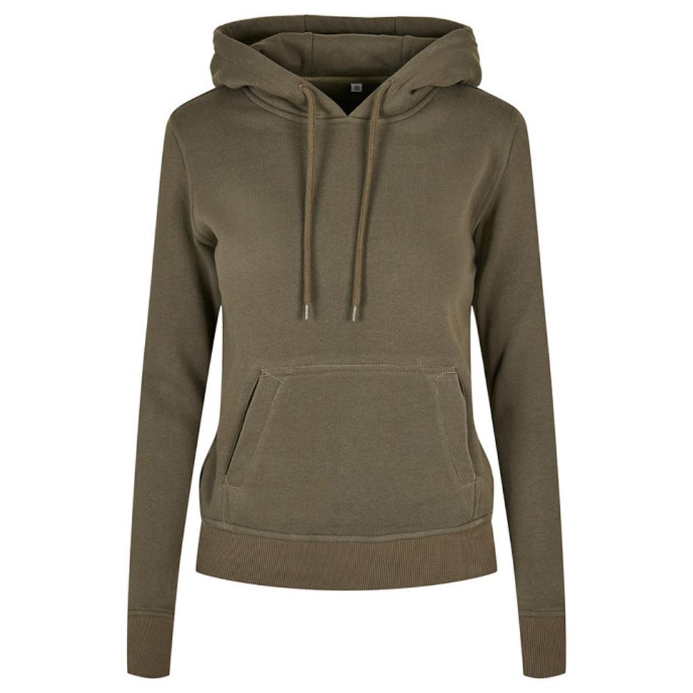 Build Your Brand Womens/Ladies Organic Hoodie