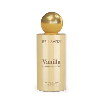 BELLAVITA Gourmet Collection Vanilla | Long Lasting  | EDP 100ml | Musk, Fruity Premium Unisex Fragrance for Men and Women