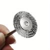45pcs Mini Rotary Stainless Steel Wire Wheel Wire Brush Small Wire Brushes Set Accessories for Mini Drill Rotary Tools