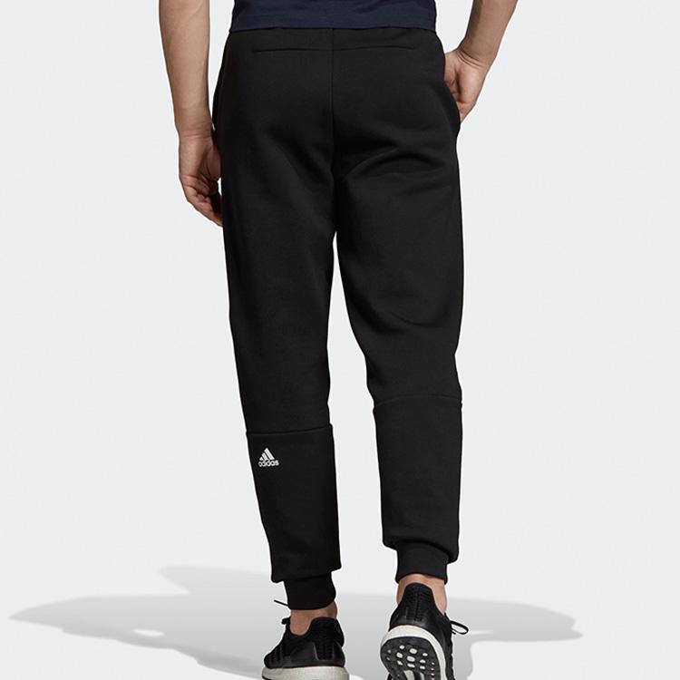Adidas M MH Plain Track Pants with Drawstring Men Bottoms Black EB5270
