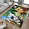 1pc Bambi Thumper Adventure Carpet for Playroom Bedroom Living Room Sofa Home Decor,kids Game Area Rug Non-slip Floor Mat Y72938