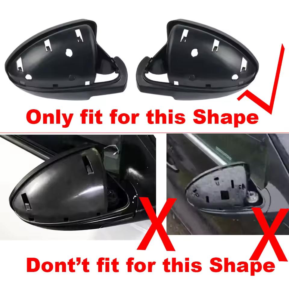 CAPQX For Chevrolet Cruze 2009 2010 2011 2012 2013 Side Rear View Rearview Mirror Cover Exterior Mirror Cap Shell  Lid Hood