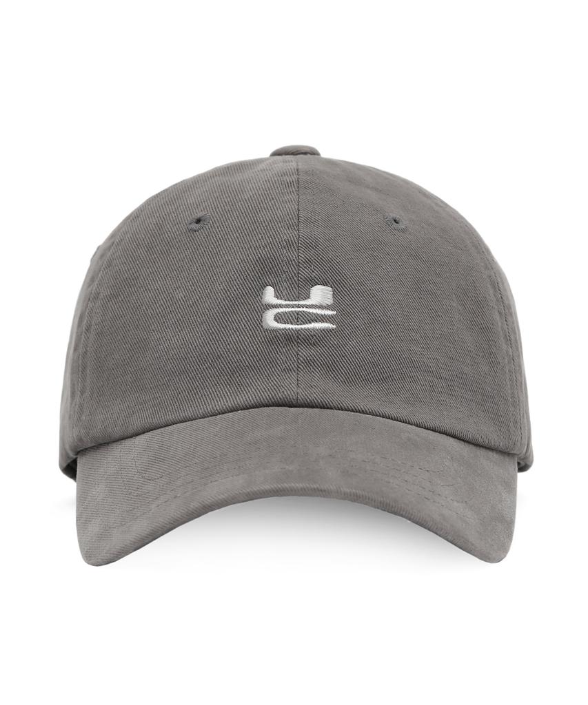 Eondeokeonteulol Four Seasons Cotton Logo Embroidered Basic Soft Top Unisex Ball Cap Uc / Washed B B / Charcoal