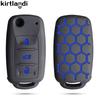 Silikon Bilnøkkeldeksel Nøkkeldeksel For VW UP Polo Golf 6 Passat B5 Touran Caravelle Jetta Caddy Touareg For Skoda Fabia Octavia A5