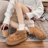 Fashion Classic Thick Fluffy Women's Snow Boots Comfortable Warm Ankle Boots Women's 2024 New Winter Women's Plush Casual Shoes