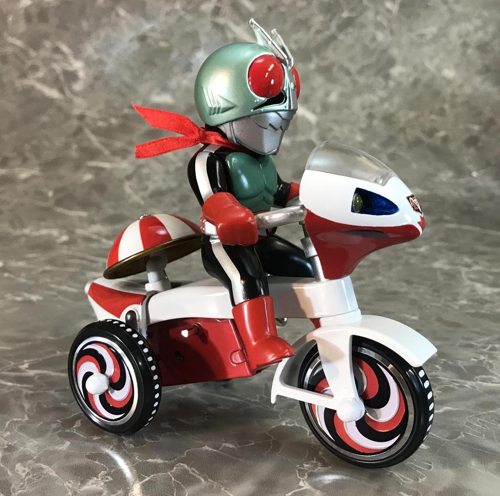 Art Storm EX Tricycle Kamen Rider New No. 2 B Type Wind-up Tricycle Figure