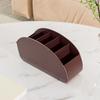 5 Compartments Remote Control Holder Multifunctional Solid Color Makeup Brush Storage Bucket Simple Space-Saving