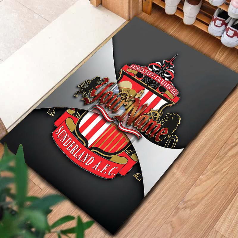 Sunderland futbolo klubo individualaus pavadinimo kilimas svetainei, miegamajam, namų sofos dekoravimui, vaikų žaidimų neslystanti grindų danga