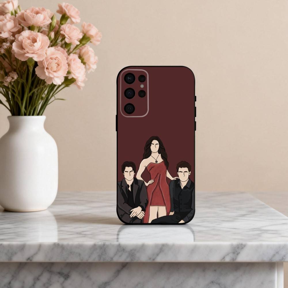 D-drama Mysterious The V-Vampires D-Diaries Phone Case For Samsung S25,S24,S21,S22,S23,S30,Ultra,S20,Plus,Others Soft Black Case