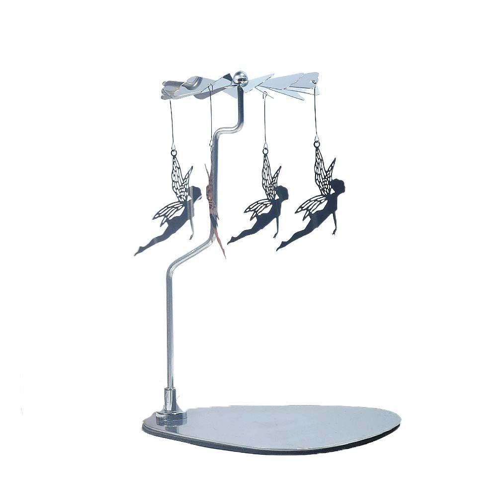 Gold/Silver Rotating Candlestick Stainless Steel Tealight Holder Rotary Candle Holder  Party