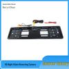 European Car License Plate Frame with LED Light and HD AHD Backup Rearview Camera