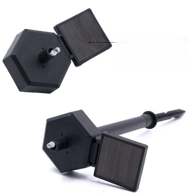 Decorative Brown Owl LED Garden Stake Lights (2-Pack)