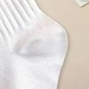 10 Paar Damen Einfarbig Rundhals Socken Schlicht Vielseitig Modisch Leicht Weich Atmungsaktiv Lässig Mittelang Socken