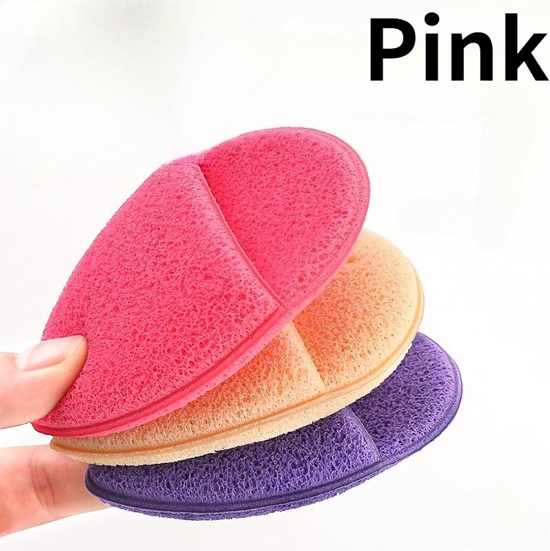 

1PC Handheld Facial Cleansing Brush,Face Scrubbing Towel,Water Drop Spong,Colorful Cleansing Puffs for Daily Face Washing рожевий
