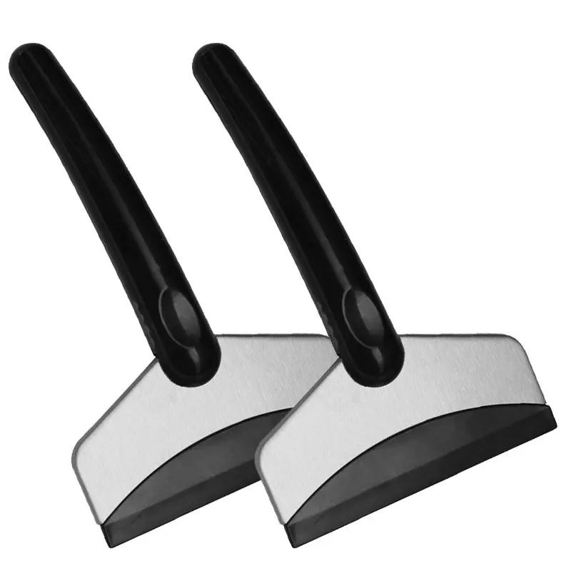 Car Ice Scraper Snow Removal Shovel Stainless Steel Car Windshield Snow Removal Scraper Snow Remover Auto Accessories