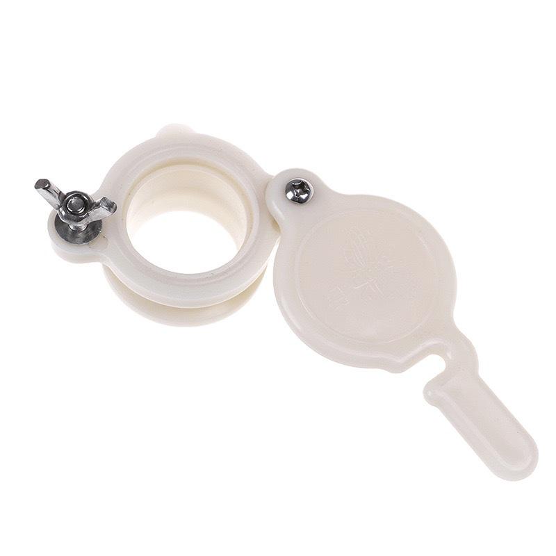 White Plastic Honey Gate Extractor Valve for Beekeeping