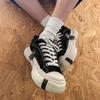 Canvas-Schuhe neue Plateau-Trendschuhe lässige Nischen-Board-Schuhe