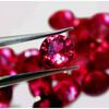 1 Pcs 6x6 Mm NATURAL Genuine Ruby Red CERTIFIED Round Diamond Cut Loose Gemstone MQ-84..