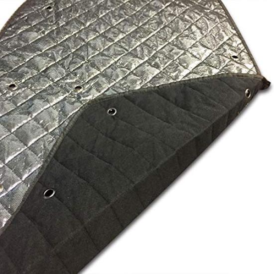 Viz Truck Sunshades for Toyota Dyna 2009 Front and Set of with Storage Bag (May - Present), Side, 3,