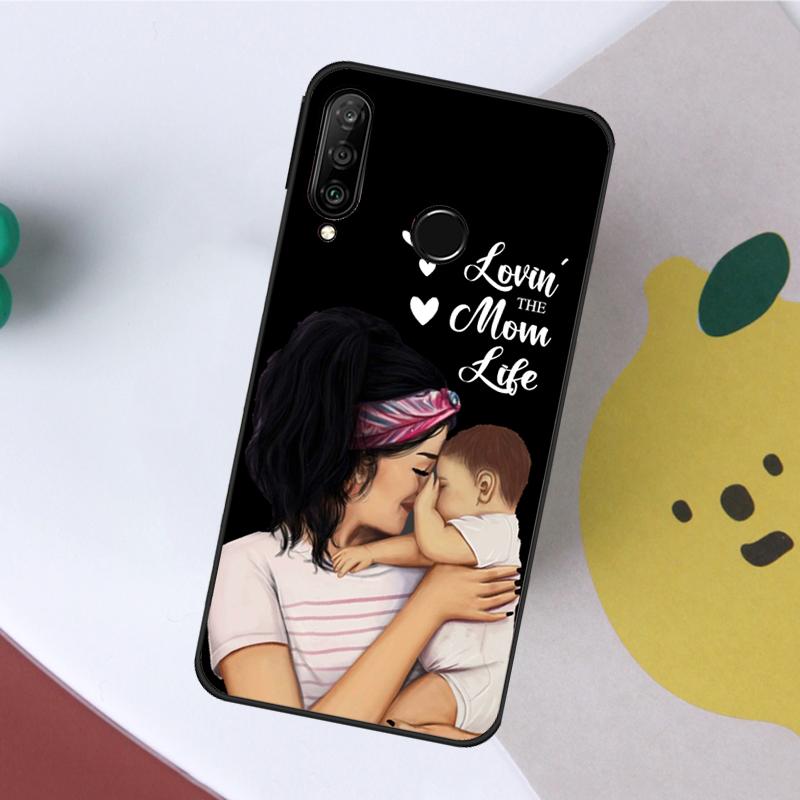 Super Dad Mom Baby Girl Twin Case For Huawei Nova Y61 Y60 Y70 Y90 5T 9 10 SE 3i 8i 11i P Smart 2019 P20 P40 Lite P30 Pro
