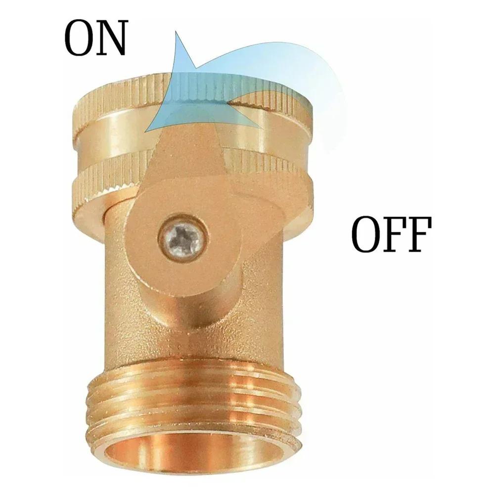 

Water Pipe Joint Efficient 3/4 Inch Garden Hose Shut Off Ball Valve with Rotating Swivel Joint and On/Off Switch China Mainland