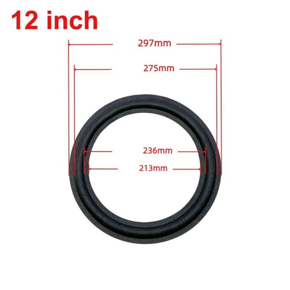 Round Shape Speaker Edge Surround Flexible Speaker Repair Ring  Woofer Replacement