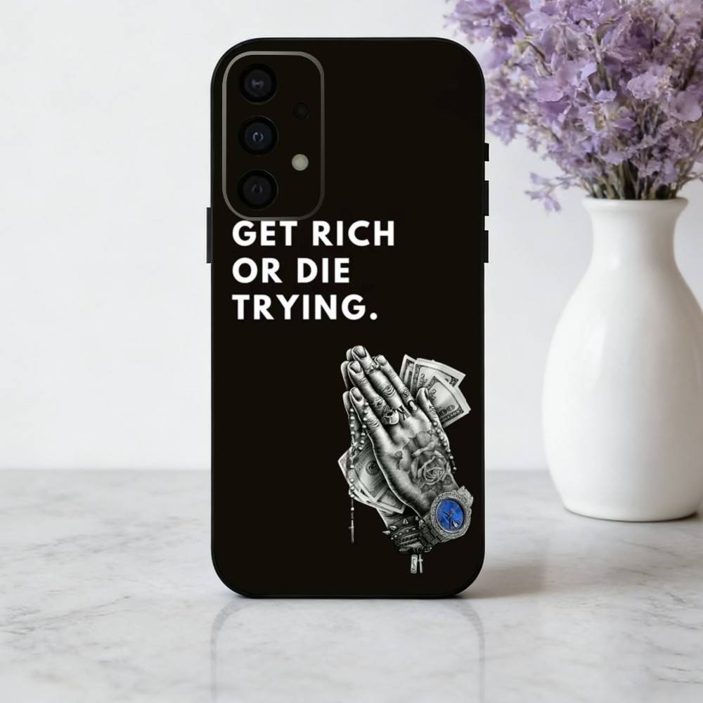 H-hardcore rapper 50 C-Cent singer Phone Case For Samsung Galaxy A73,A72,A71,A70,A53,A52,A51,Others Soft Black Cover
