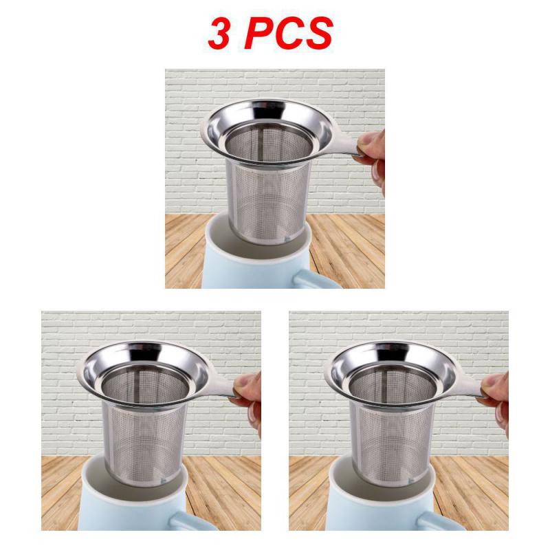 Tea Infuser Teapot Cup Pratical Tea Accessories Loose Leaf Tea Strainer For Mug Teapot Kitchen Accessories Filter Mesh Hanging