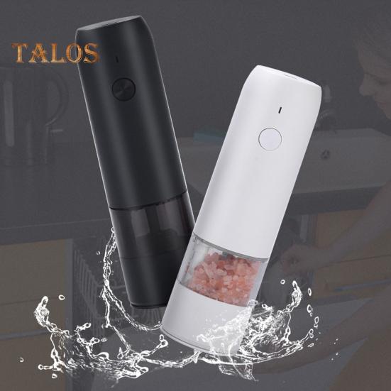 1 sada Elektrický mlýnek Plnitelný multifunkční přenosný Užitečný Elektronický mlýnek na sůl a pepř Kuchyňský přístroj