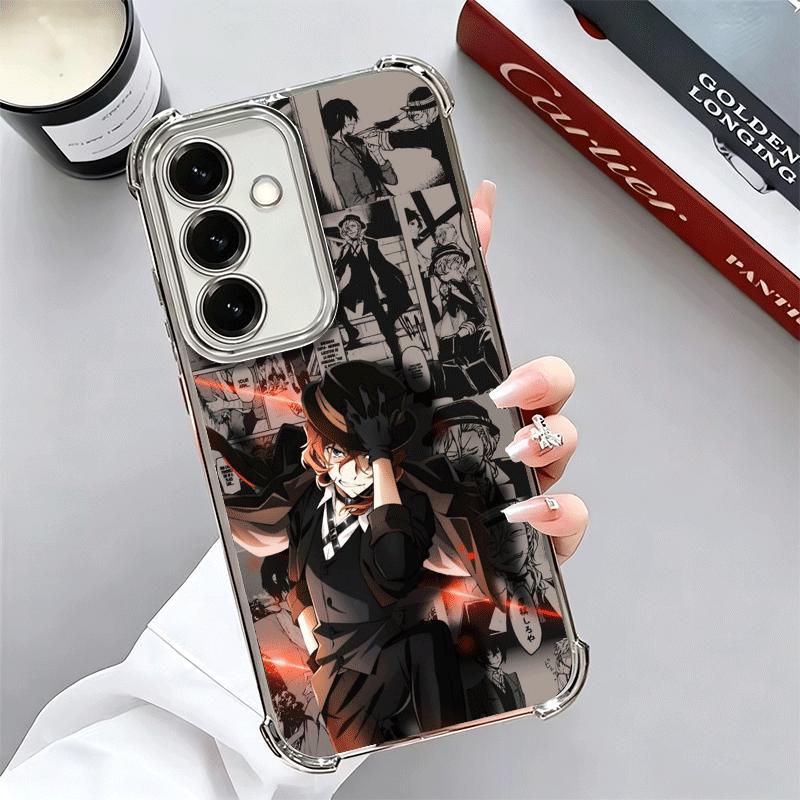 Bungo Stray Dogs Manga Plating Phone Case For Samsung A17 A07 A37 A57 A16 A56 A15 A55 A14 A54 A13 A53 A26 A36 A25 A35 A24 A34 A2