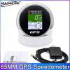 85mm Gauge GPS Speedometer ODO with Compass Longitude Latitude Altitude MPH Knots km/h for Car Boat Marine 12V24V