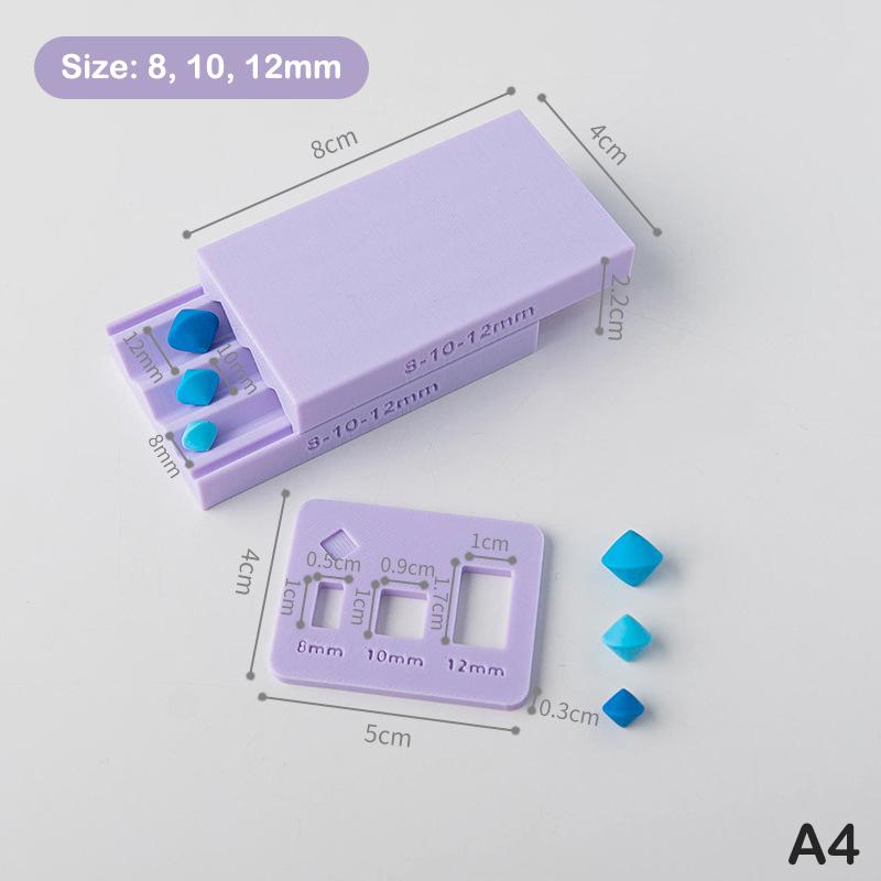 Weiche Keramik Polymer Clay Form 3D Pilz Zitrone Raute Perlen Design Perlenroller DIY Ohrringe Halsketten Schmuckherstellung