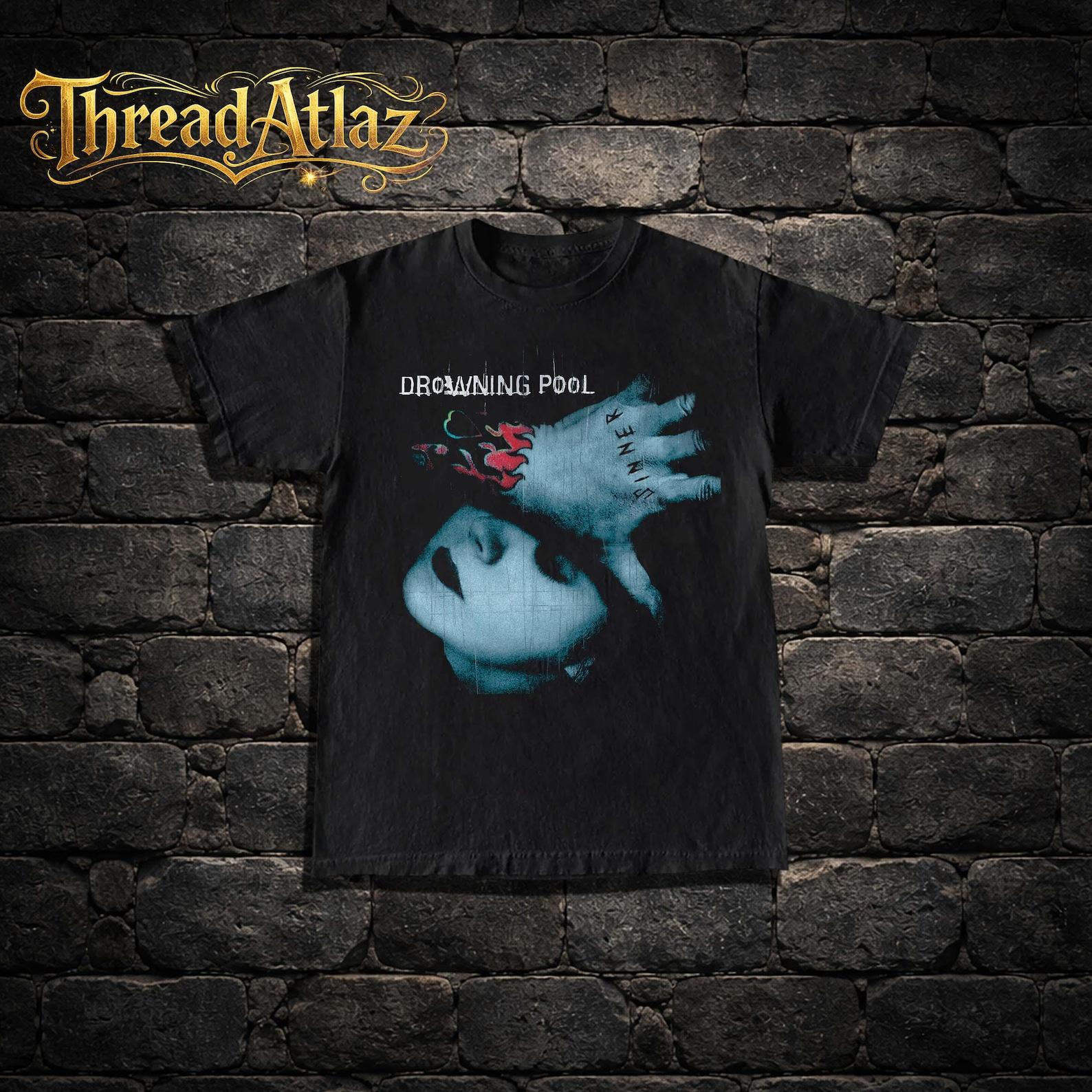 Drowning Pool Shirt - Drowning Pool Tee - Drowning Pool Sinner Album Cover Shirt - Album cover Shirt XL