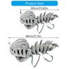 Wearable Pet Costume Headpiece with a 3D Prehistoric Skull-and-Spine Look for Seasonal and Themed Costuming