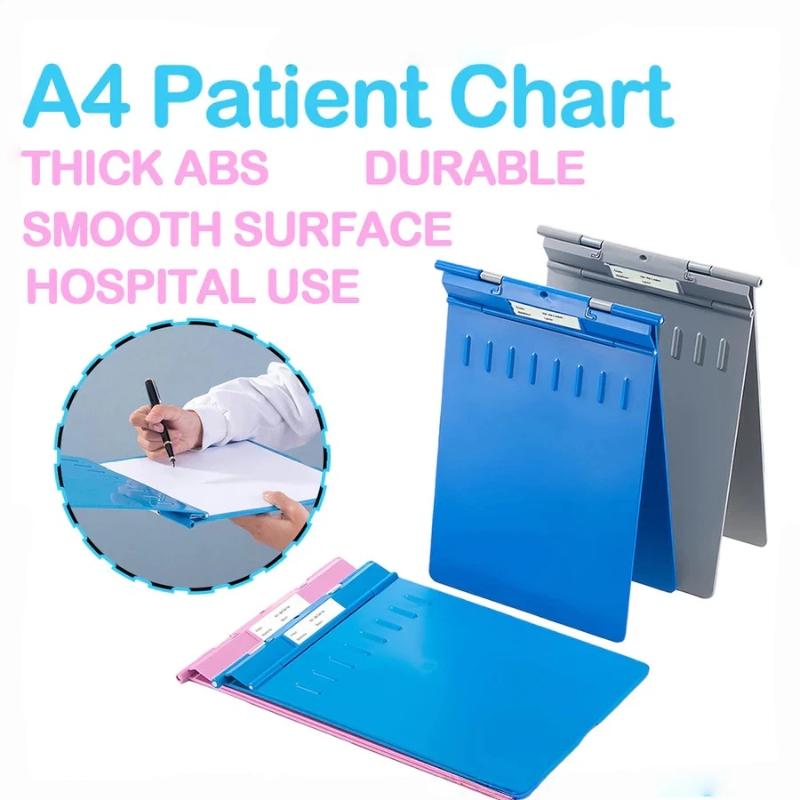 Thickened ABS Medical Record Folder Heavy Duty Patient Chart Splint for Hospital Clinic Doctor Office Use