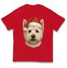 West Highland White Terrier Face Christmas Kids T Shirt