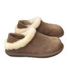 Popular velvet warm thick-soled fluffy slippers for women's 2025 autumn and winter new round-headed lazy shoes with two heels